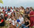 Участники фестиваля "Камва" на празднике Зажинки