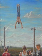 Сельский гимнаст. 1979. Х.,темпера.130х100. РМИИ