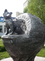 Памятник собаке-космонавту "Звездочке"
