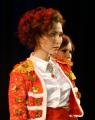 Ксения Воронцова на показе коллекции "Красное платье"