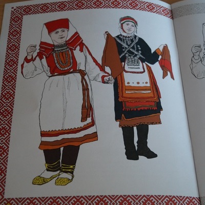 Национальный костюм марийцев рисунок