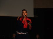 Открыло пленарное заседание саамский рэп-исполнитель Айлу Валле