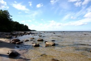 Каменистый пляж Рижского залива