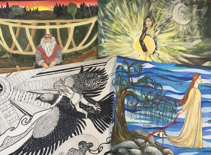 Рисунок калевала 5 класс