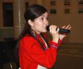 Анастасия Чушъялова исполняет эстрадные песни на удмуртском языке