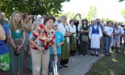 Зрители заполнили всю площадку перед Народным домом ливов